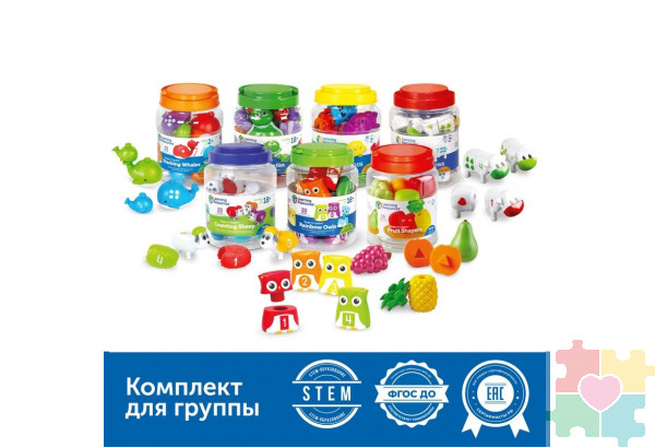 Комплект для познавательно-речевого развития "Соединяй и учись" (для ясельной группы)