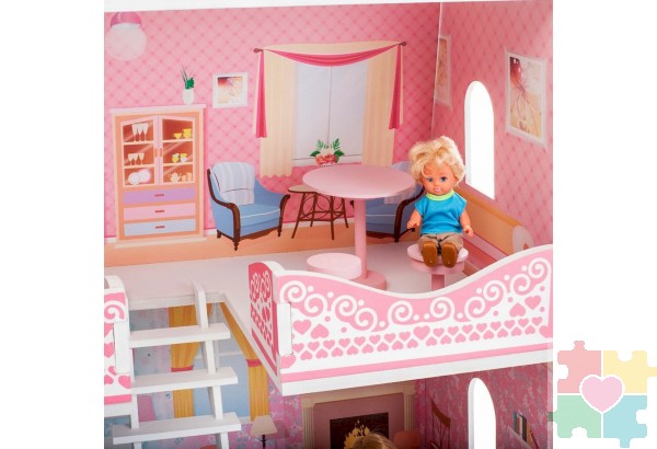 Кукольный домик "Адель Шарман" (с мебелью)