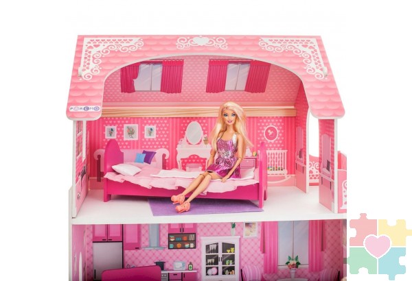 Кукольный домик "Розет Шери" (с мебелью)