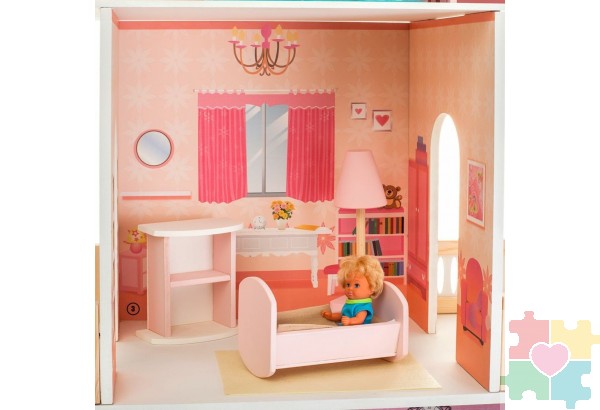 Кукольный домик "Поместье Монтевиль" (с мебелью)