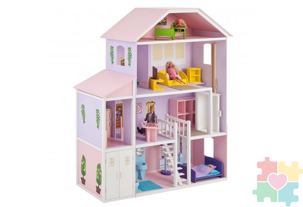 Кукольный дом "Фантазия" (с мебелью)