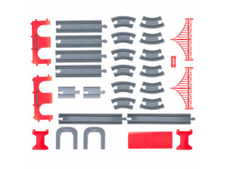 Железная дорога для детей "Мой город, 67 предметов", на батарейках