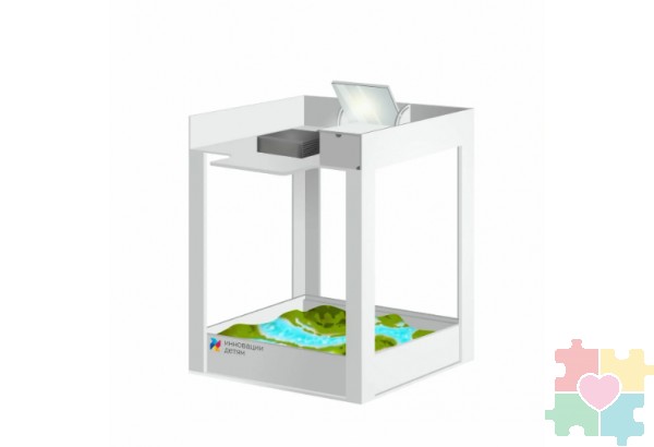 Интерактивная песочница - стол “Домик без компьютера и проектора ”