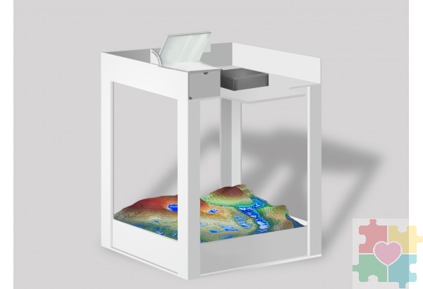 Интерактивная песочница - стол “Домик без компьютера и проектора ”