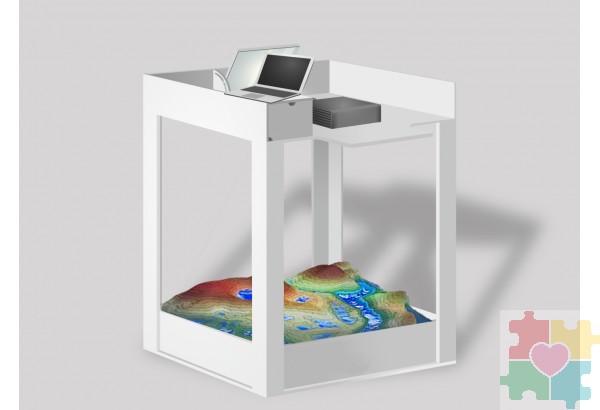 Интерактивная песочница - стол “Домик” с компьютером
