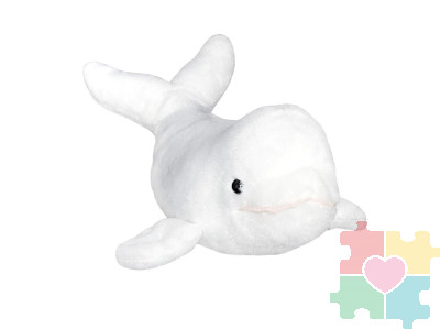Мягкая игрушка Белуга, 12 см
