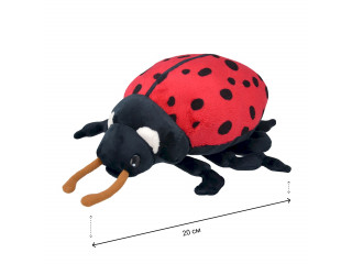 Мягкая игрушка Божья коровка, 20 см