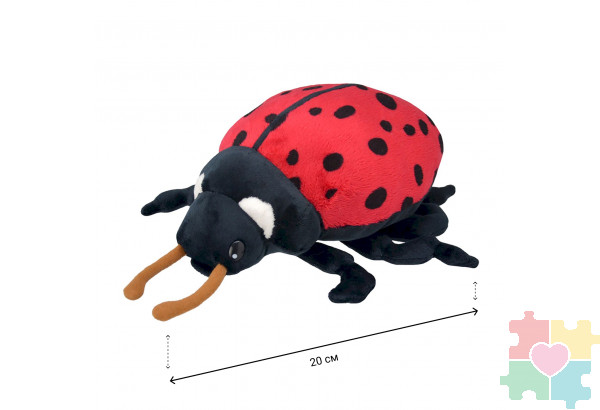 Мягкая игрушка Божья коровка, 20 см