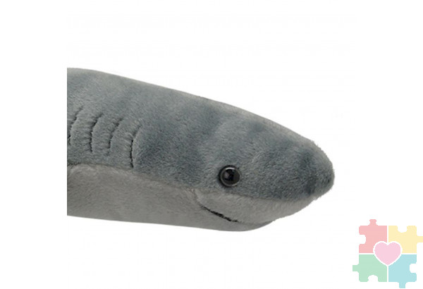 Мягкая игрушка Большая белая акула, 25 см