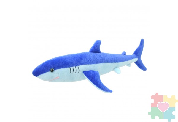 Мягкая игрушка Голубая акула, 25 см