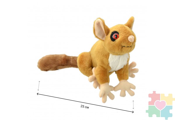 Мягкая игрушка Детёныш Галаго, 25 см