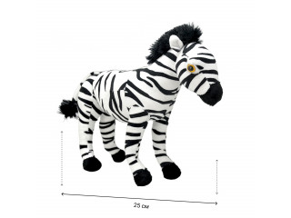 Мягкая игрушка Зебра, 25 см