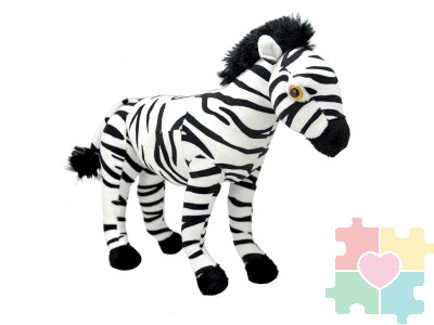 Мягкая игрушка Зебра, 25 см