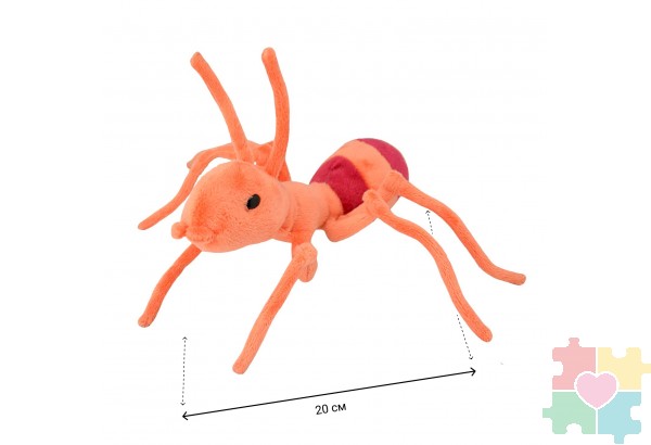 Мягкая игрушка Красный муравей, 20 см