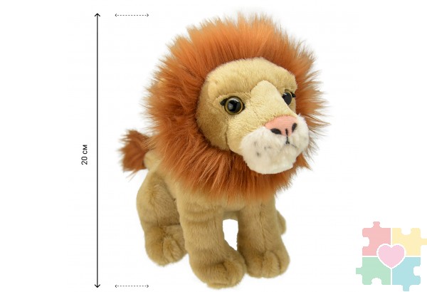 Мягкая игрушка Лев, 20 см