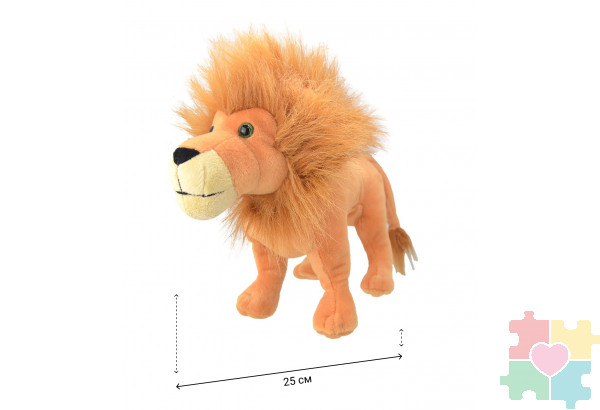 Мягкая игрушка Лев, 25 см