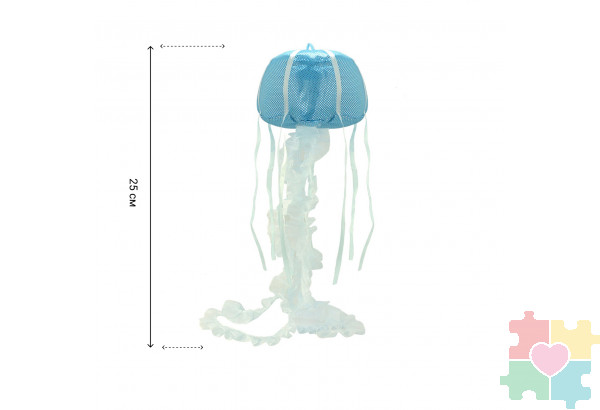 Мягкая игрушка Медуза, 25 см