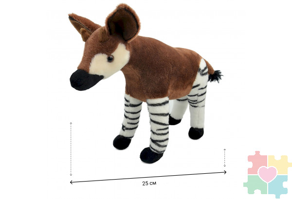 Мягкая игрушка Окапи, 25 см
