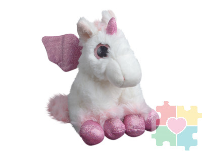 Мягкая игрушка Единорог розовый 20 см