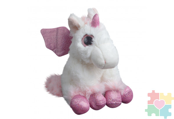 Мягкая игрушка Единорог розовый 20 см