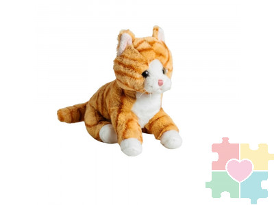 Мягкая игрушка Кот рыжий 20 см