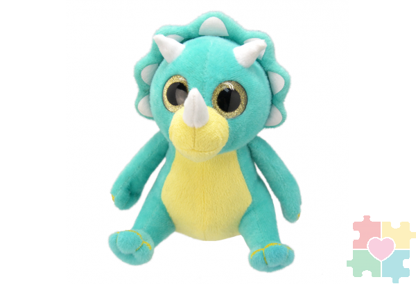 Мягкая игрушка Динозавр-трицераптор, 25 см