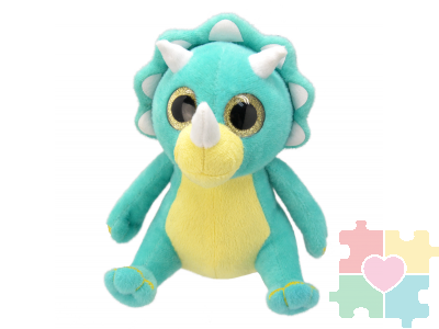 Мягкая игрушка Динозавр-трицераптор, 25 см