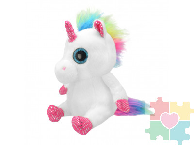 Мягкая игрушка Единорожка, 15 см