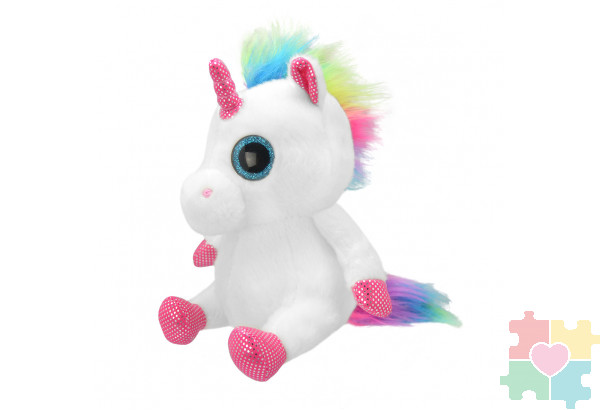 Мягкая игрушка Единорожка, 15 см