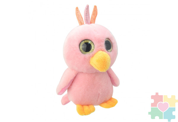 Мягкая игрушка Какаду, 15 см