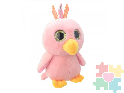 Мягкая игрушка Какаду, 15 см