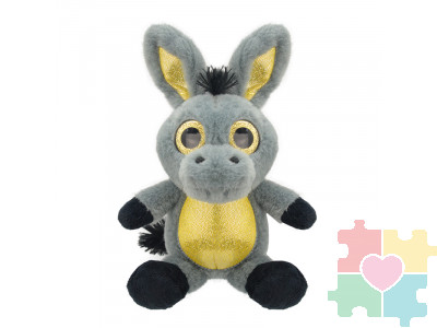 Мягкая игрушка Ослик, 15 см
