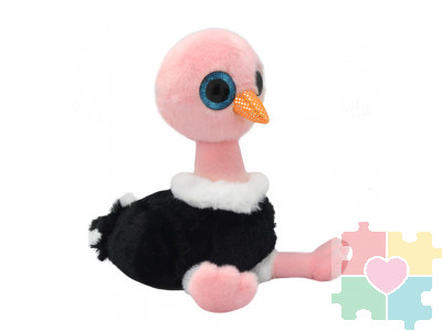 Мягкая игрушка Страусенок, 15 см