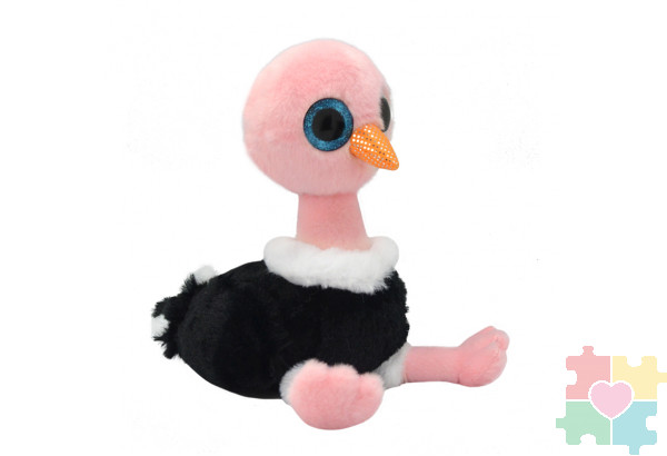 Мягкая игрушка Страусенок, 15 см