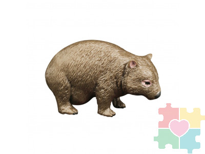 Фигурка игрушка серии "Мир диких животных": Вомбат