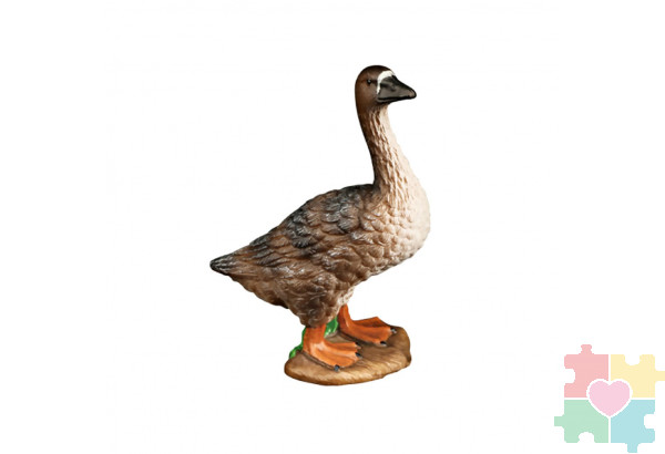 Фигурка игрушка серии "На ферме": птица Серый гусь