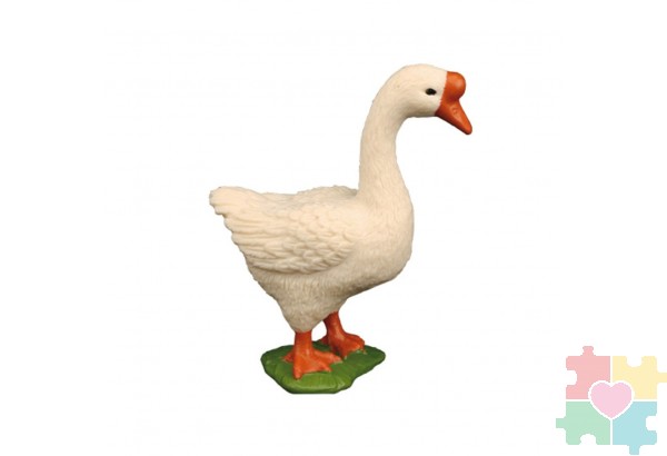 Фигурка игрушка серии "На ферме": птица Белый гусь