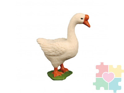 Фигурка игрушка серии "На ферме": птица Белый гусь