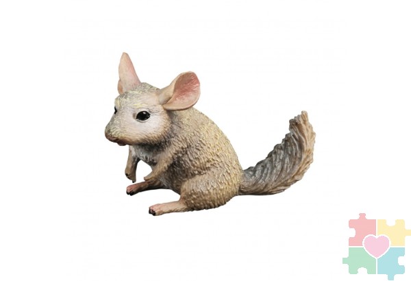 Фигурка игрушка серии "Мир диких животных": Шиншилла