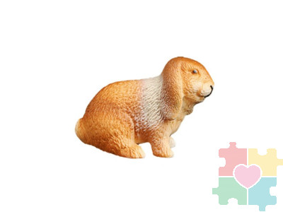 Фигурка игрушка серии "На ферме": кролик рыжий