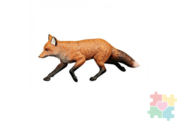 Фигурка игрушка серии "Мир диких животных": Лиса