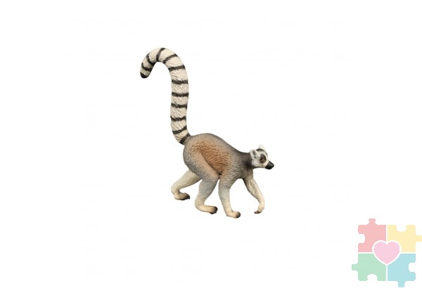 Фигурка игрушка серии "Мир диких животных": Обезьяна Кольцехвостый лемур