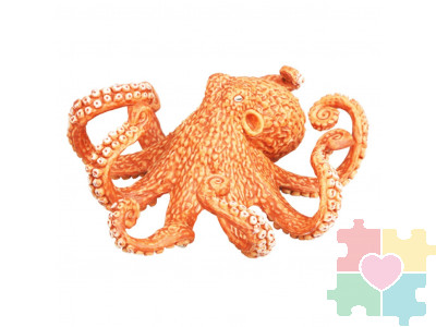 Фигурка игрушка серии "Мир морских животных": Осьминог