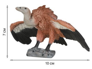 Фигурка игрушка серии "Мир диких животных": птица Бурый стервятник