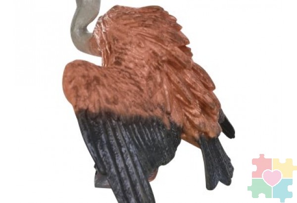 Фигурка игрушка серии "Мир диких животных": птица Бурый стервятник