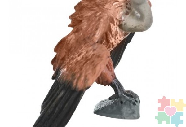 Фигурка игрушка серии "Мир диких животных": птица Бурый стервятник