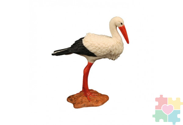 Фигурка игрушка серии "Мир диких животных": птица Аист