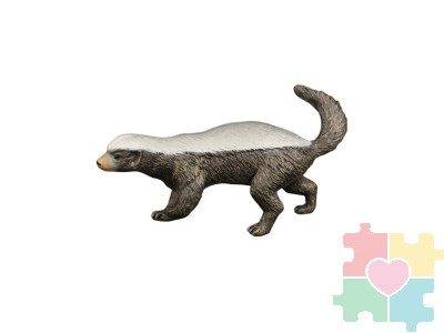 Фигурка игрушка серии "Мир диких животных": Барсук медоед