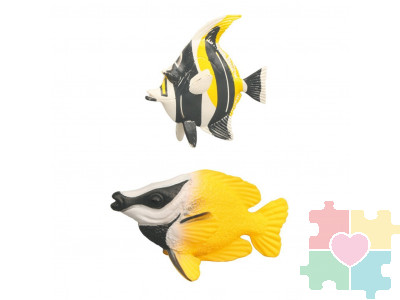 Фигурки игрушки серии "Мир морских животных": рыбка-лиса и мавританский идол
