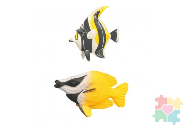 Фигурки игрушки серии "Мир морских животных": рыбка-лиса и мавританский идол